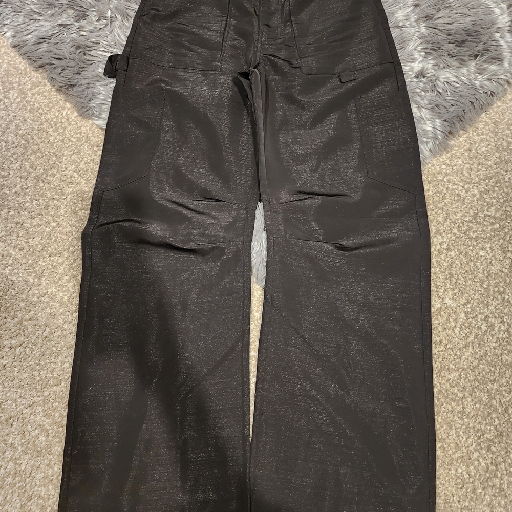 Lioness Shimmering Black Cargo Pants